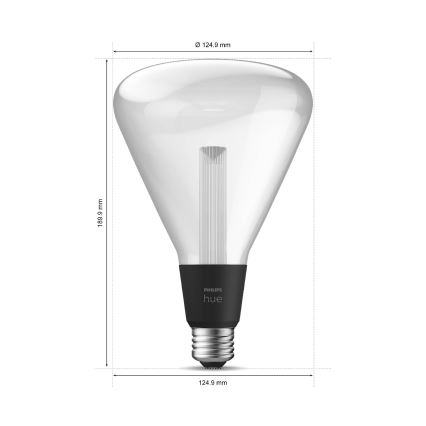 LED Dimmable λάμπα Philips Hue White And Color Ambiance E27/6,5W/230V 2000-6500K