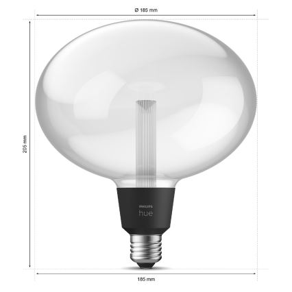 LED Dimmable λάμπα Philips Hue White And Color Ambiance E27/6,5W/230V 2000-6500K