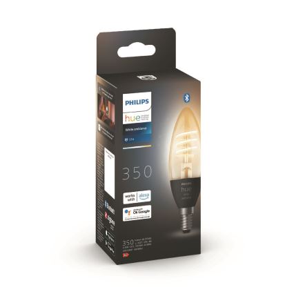 LED Dimmable λάμπα Philips Hue WHITE AMBIANCE E14/4,6W/230V 2200-4500K