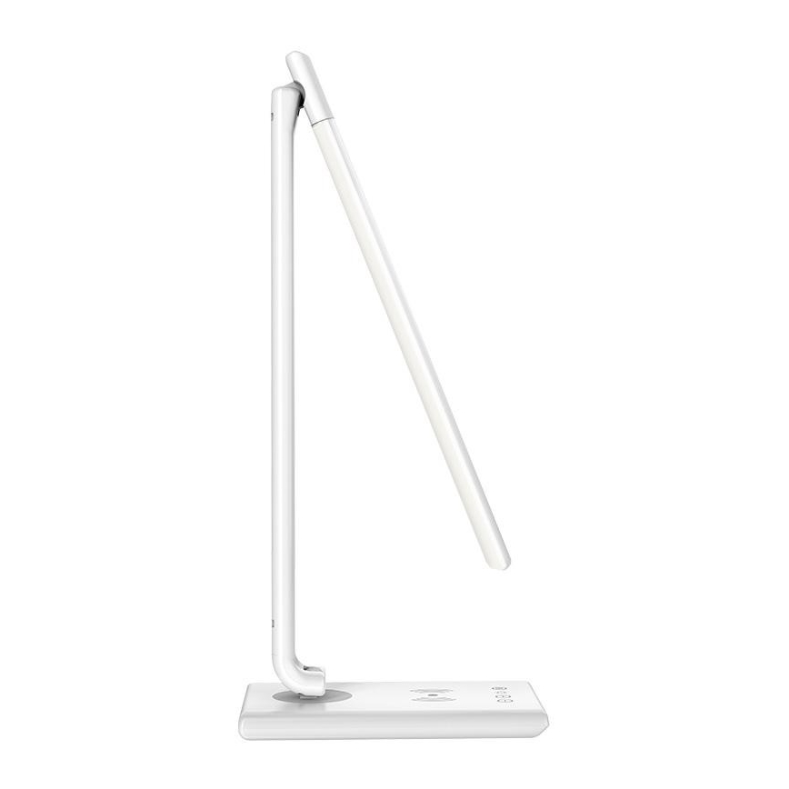 LED Dimmable επιτραπέζια λάμπα αφής με ασύρματη φόρτιση MEGGIE LED/8W/230V + USB