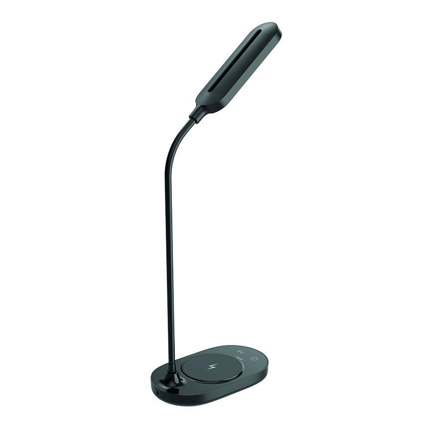 LED Dimmable επιτραπέζια λάμπα αφής με ασύρματη φόρτιση OCTAVIA LED/7W/230V μαύρο