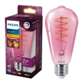 LED Dimmable λαμπτήρας DECO Philips ST64 E27/4,5W/230V 1800K