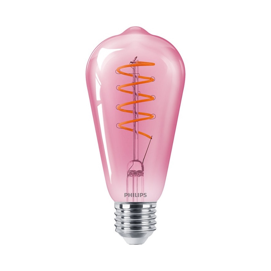 LED Dimmable λαμπτήρας DECO Philips ST64 E27/4,5W/230V 1800K