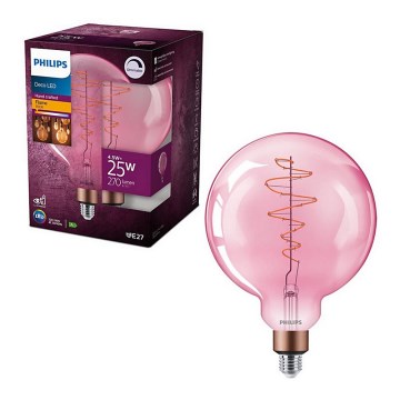 LED Dimmable λαμπτήρας Philips DECO G200 E27/4,5W/230V 1800K