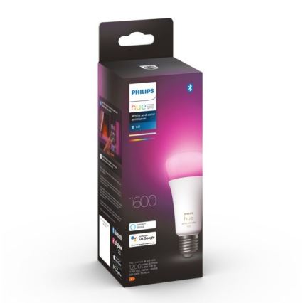 LED Dimmable λαμπτήρας Philips Hue White and Color Ambiance A67 E27/13,5W/230V 2000-6500K