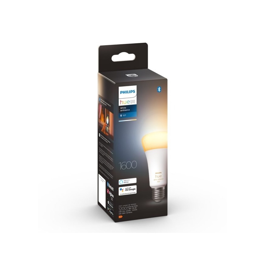 LED Dimmable λαμπτήρας Philips Hue WHITE AMBIANCE E27/13W/230V 2200-6500K