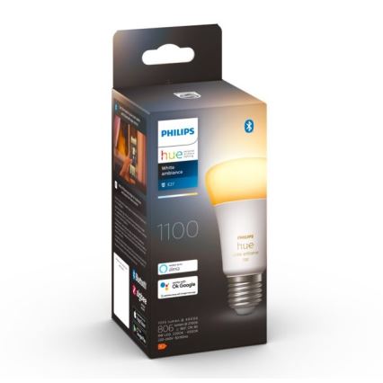 LED Dimmable λαμπτήρας Philips Hue WHITE AMBIANCE E27/8W/230V 2200-6500K