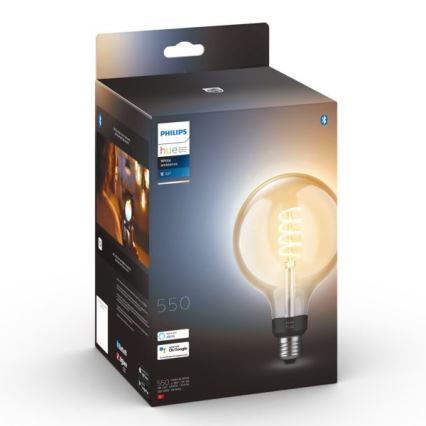 Λαμπτήρας LED Dimmable Philips Hue WHITE AMBIANCE G125 E27/7W/230V 2200-4500K