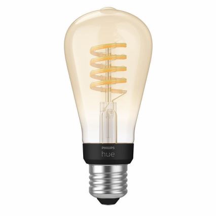 LED Dimmable λαμπτήρας Philips Hue WHITE AMBIANCE ST64 E27/7W/230V 2200-4500K