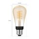 LED Dimmable λαμπτήρας Philips Hue WHITE AMBIANCE ST64 E27/7W/230V 2200-4500K