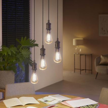 LED Dimmable λαμπτήρας Philips Hue WHITE AMBIANCE ST72 E27/7W/230V 2200-4500K