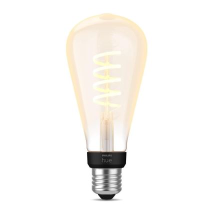 LED Dimmable λαμπτήρας Philips Hue WHITE AMBIANCE ST72 E27/7W/230V 2200-4500K