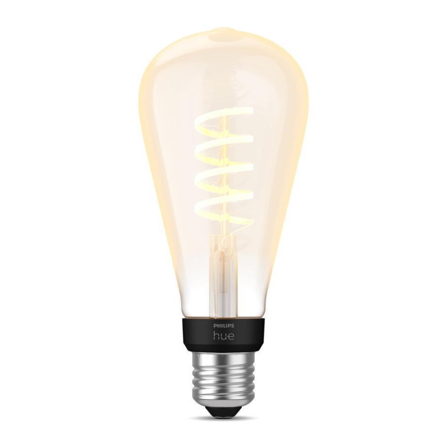 LED Dimmable λαμπτήρας Philips Hue WHITE AMBIANCE ST72 E27/7W/230V 2200-4500K