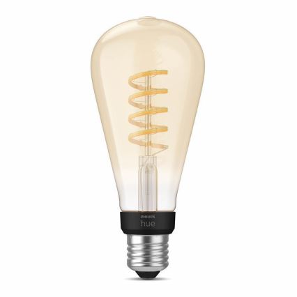 LED Dimmable λαμπτήρας Philips Hue WHITE AMBIANCE ST72 E27/7W/230V 2200-4500K