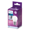 LED Dimmable λαμπτήρας Philips P45 E27/4,5W/230V 4000K