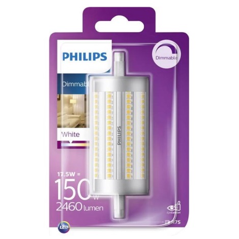 LED Dimmable λαμπτήρας Philips R7s/17,5W/230V 3000K 118 mm