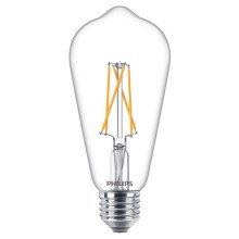 LED Dimmable λαμπτήρας Philips ST64 E27/8,5W/230V 2200-2700K
