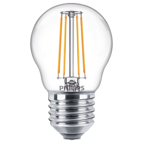 LED Dimmable λαμπτήρας VINTAGE Philips P45 E27/4,5W/230V 4000K