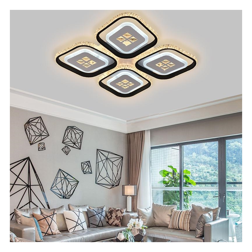 LED Dimmable πλαφονιέρα οροφής LED/130W/230V 3000-6500K + τηλεχειριστήριο