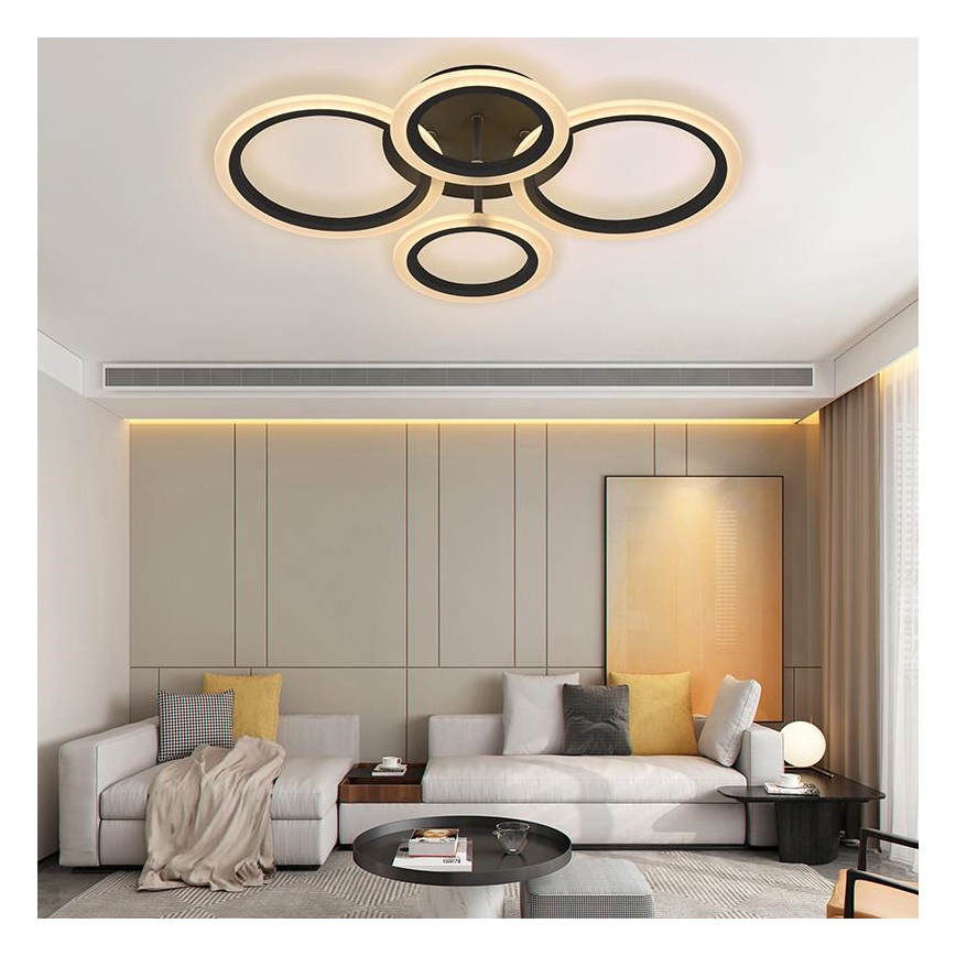 LED Dimmable πλαφονιέρα οροφής LED/50W/230V 3000-6500K + τηλεχειριστήριο