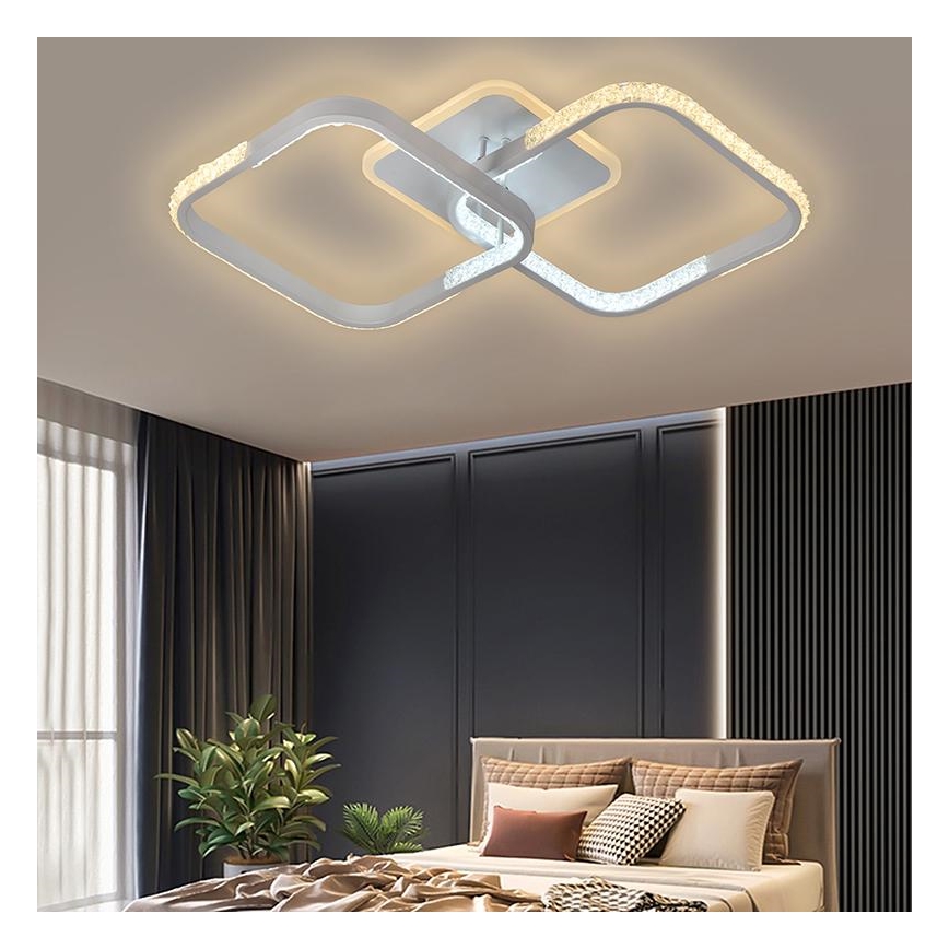LED Dimmable πλαφονιέρα οροφής LED/55W/230V 3000-6500K + τηλεχειριστήριο