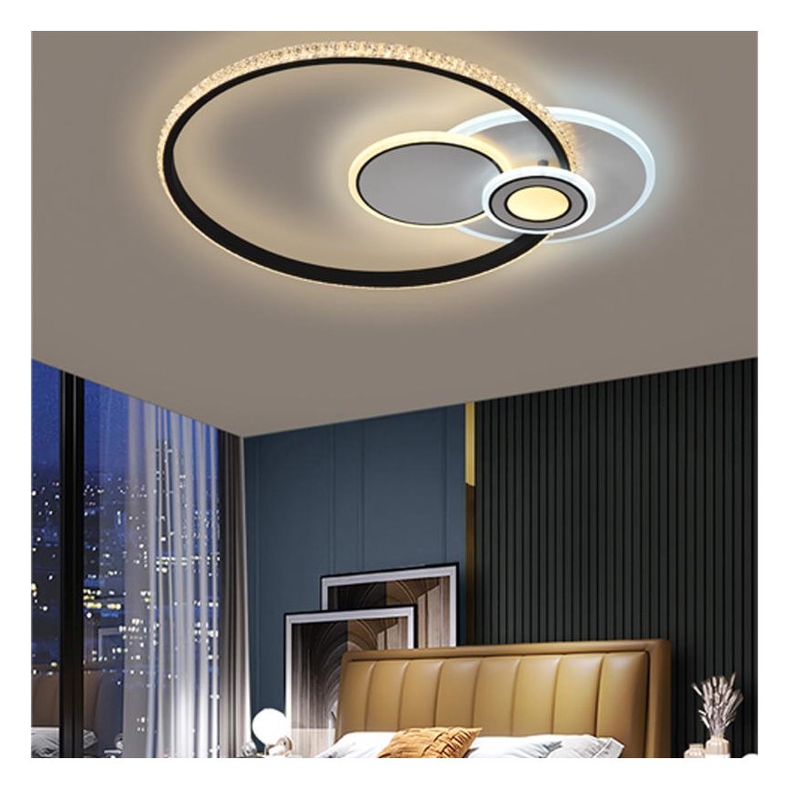 LED Dimmable  πλαφονιέρα οροφής LED/80W/230V 3000-6500K + τηλεχειριστήριο