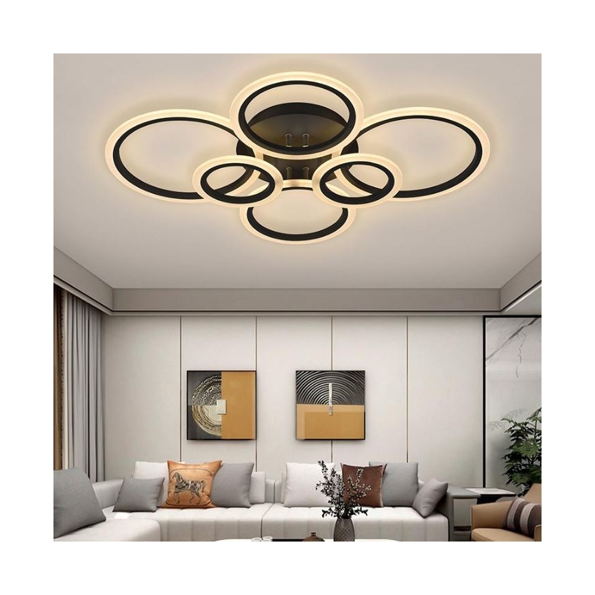 LED Dimmable πλαφονιέρα οροφής LED/85W/230V 3000-6500K + τηλεχειριστήριο