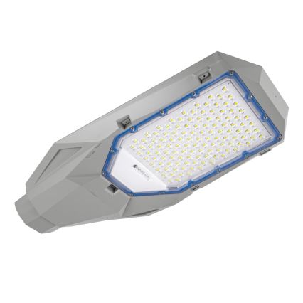 LED Dimmable προβολέας με αισθητήρα σούρουπου και solar panel LED/200W/20000 mAh 6500K IP65 γκρι