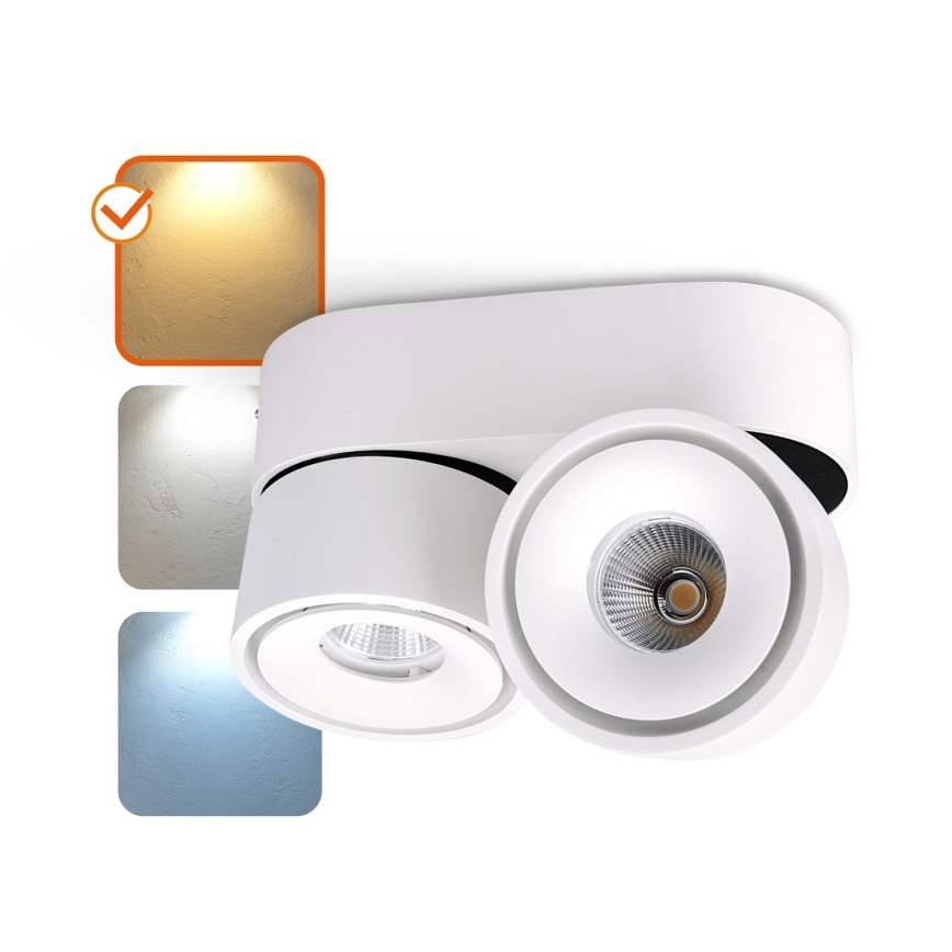 LED Dimmable σποτ LAHTI MINI 2xLED/9W/230V 3000K CRI 90 λευκό