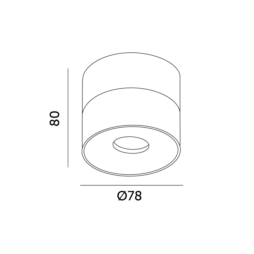 LED Dimmable σποτ LAHTI MINI LED/9W/230V 3000K CRI 90 λευκό