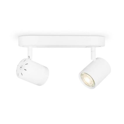 LED Dimmable σποτ MANU 2xGU10/5,8W/230V λευκό