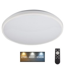 LED Dimmable φωτιστικό οροφής ARVOS LED/37W/230V λευκό + τηλεχειριστήριο