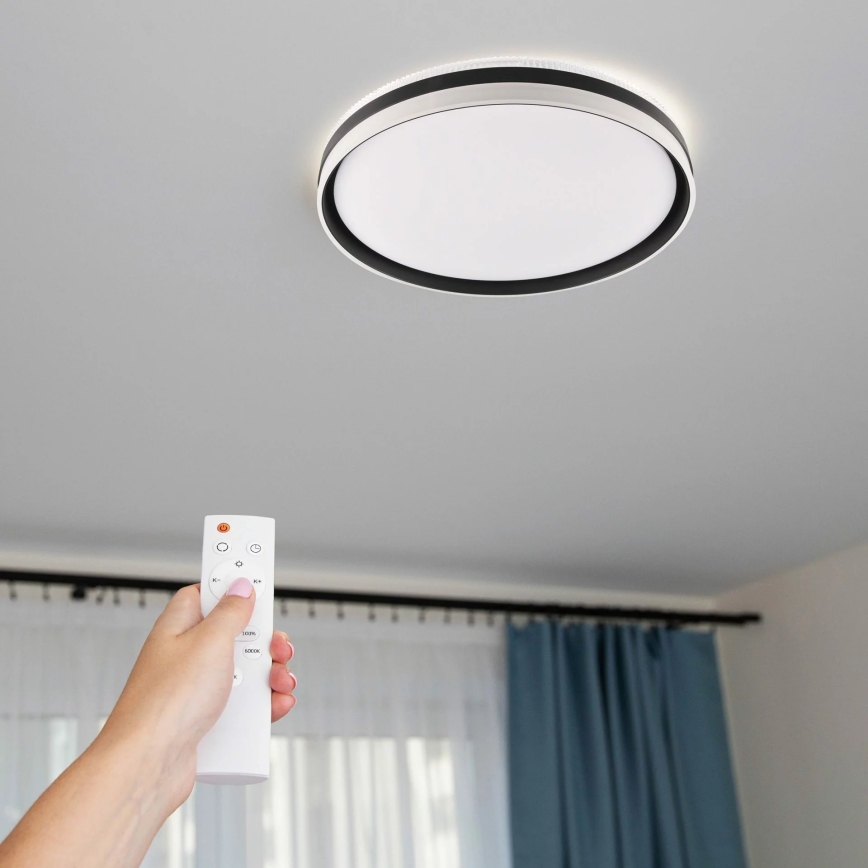 Φωτιστικό οροφής μπάνιου dimming LED BARBARA LED/72W/230V διάμετρος 48,5 cm 3000-6000K IP44 + τηλεχειριστήριο
