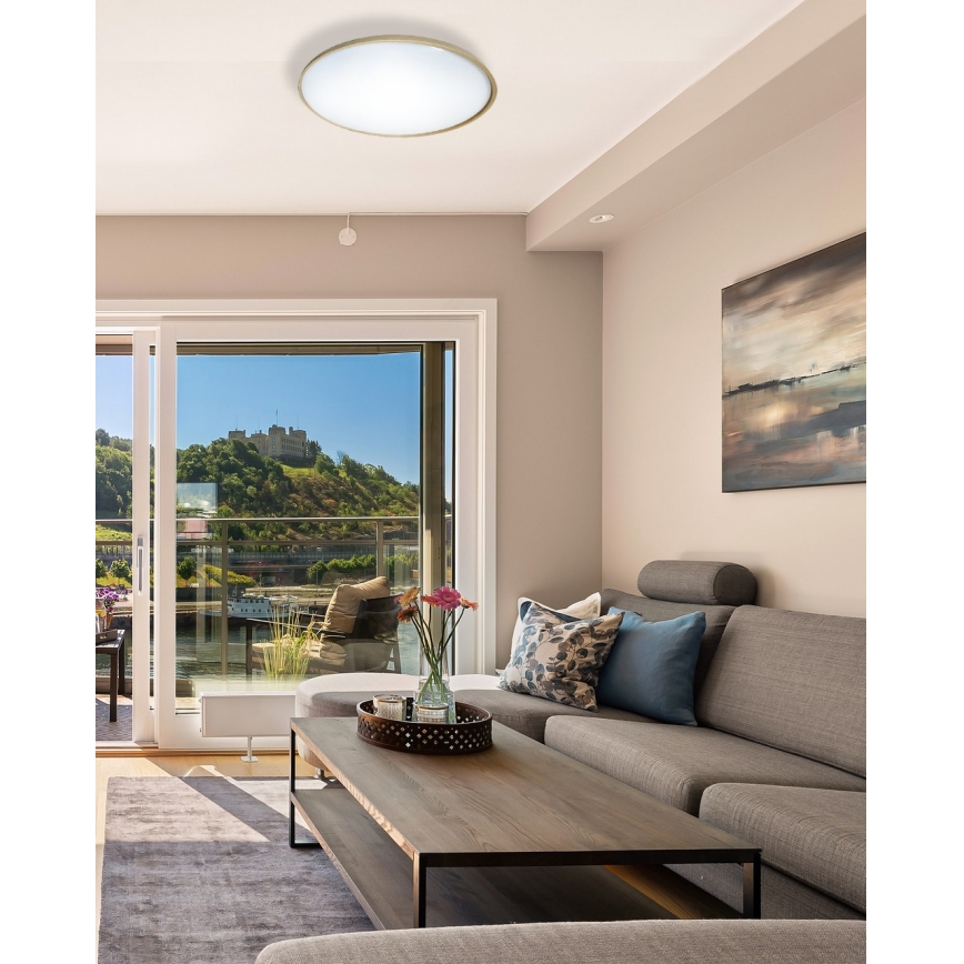 LED Dimmable φωτιστικό οροφής DRINA LED/36W/230V 2700-6500K διάμετρος 50 cm + τηλεχειριστήριο