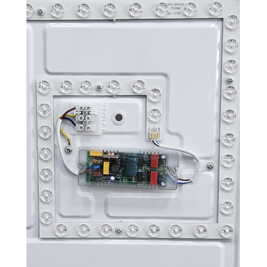 LED Dimmable φωτιστικό οροφής EBRO LED/36W/230V 2700-6500K διάμετρος 50 cm + τηλεχειριστήριο