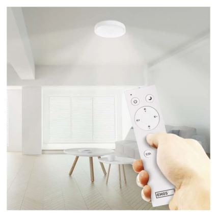 LED Dimmable φωτιστικό οροφής GoSmart LED/45W/230V διάμετρος 50 cm 2700-6500K Wi-Fi Tuya + τηλεχειριστήριο