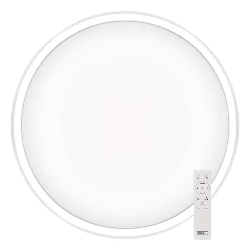 LED Dimmable φωτιστικό οροφής GoSmart LED/45W/230V διάμετρος 50 cm 2700-6500K Wi-Fi Tuya + τηλεχειριστήριο
