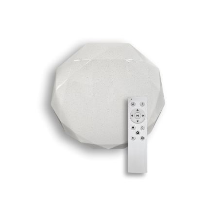 LED Dimmable φωτιστικό οροφής INDUS LED/60W/230V 2700-6500K διάμετρος 58 cm + τηλεχειριστήριο
