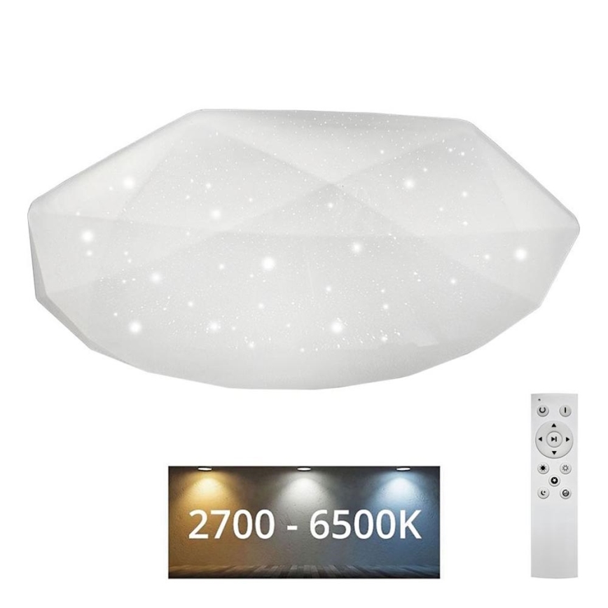 LED Dimmable φωτιστικό οροφής INDUS LED/60W/230V 2700-6500K διάμετρος 58 cm + τηλεχειριστήριο