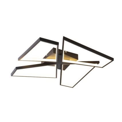 LED Dimmable φωτιστικό οροφής LED/115W/230V 3000-6500K μαύρο + τηλεχειριστήριο