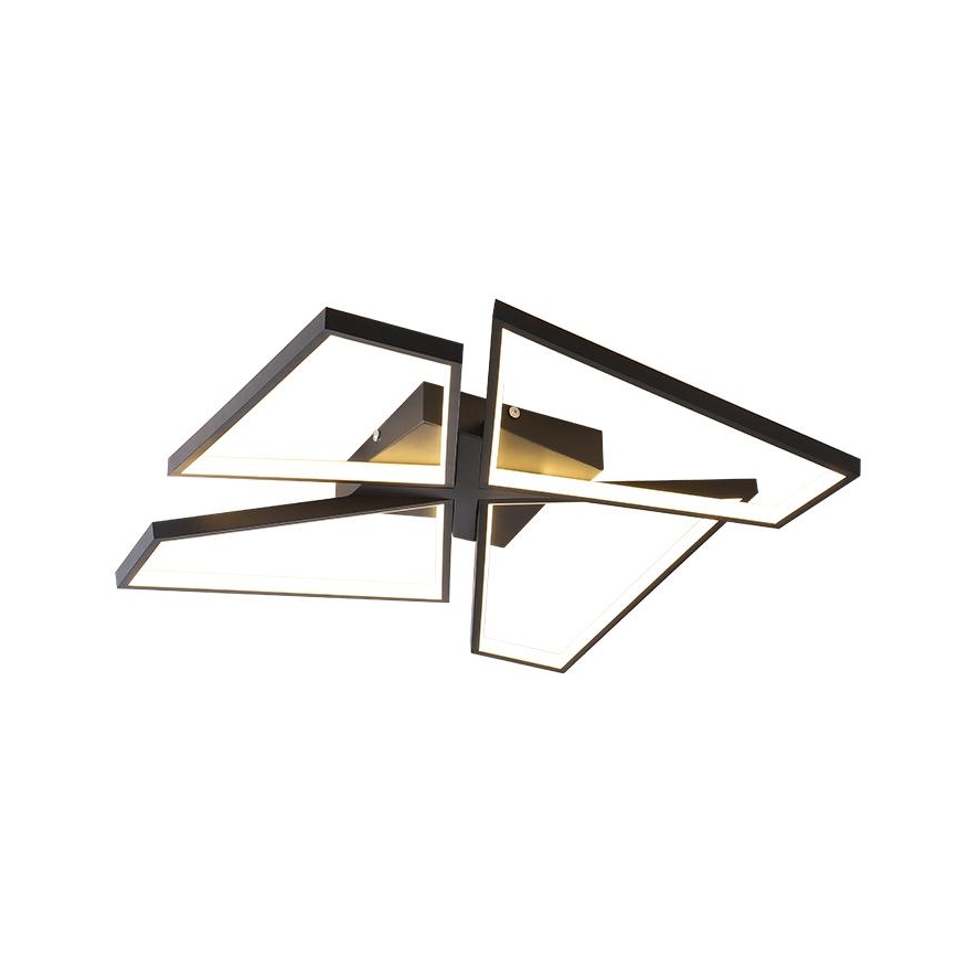 LED Dimmable φωτιστικό οροφής LED/115W/230V 3000-6500K μαύρο + τηλεχειριστήριο