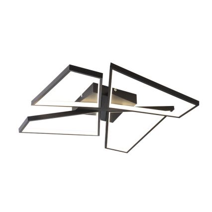 LED Dimmable φωτιστικό οροφής LED/115W/230V 3000-6500K μαύρο + τηλεχειριστήριο
