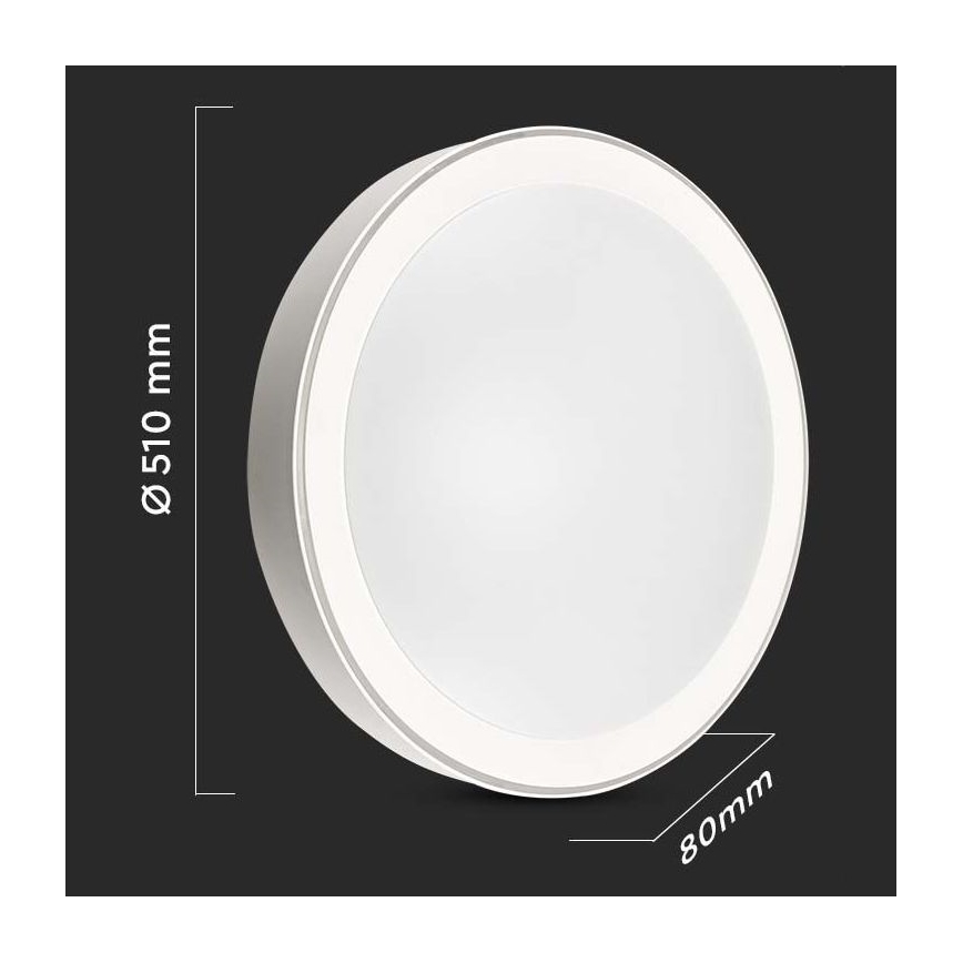 LED Dimmable φωτιστικό οροφής LED/40W/230V 3000K/4000K/6500K + RC