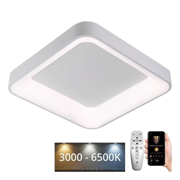 LED Dimmable φωτιστικό οροφής LED/45W/230V 3000-6500K λευκό + τηλεχειριστήριο