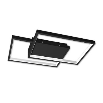 LED Dimmable φωτιστικό οροφής LED/45W/230V 3000-6500K μαύρο + τηλεχειριστήριο