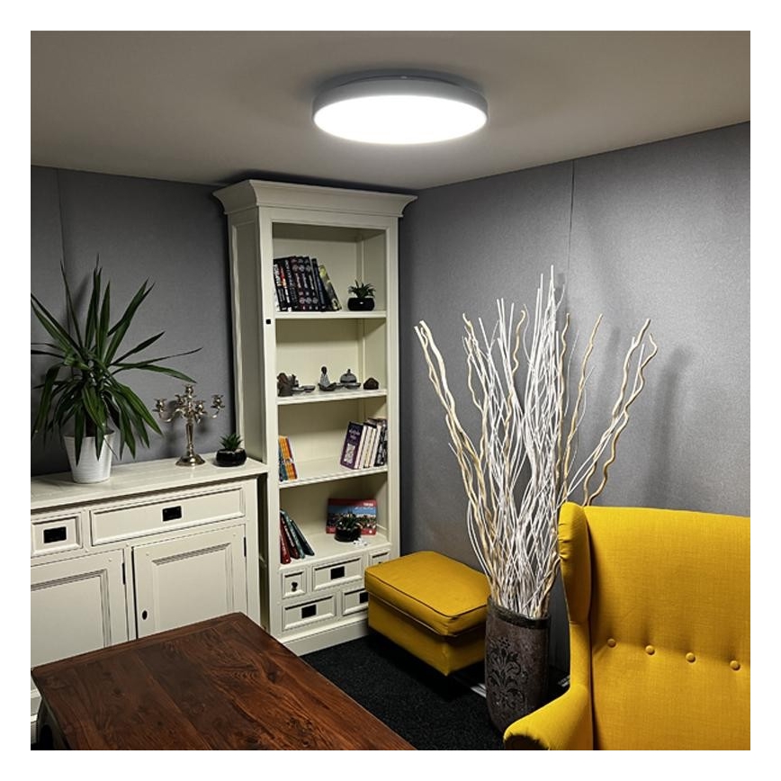 LED Dimmable φωτιστικό οροφής LED/48W/230V 2700-6500K Wi-Fi Tuya + τηλεχειριστήριο