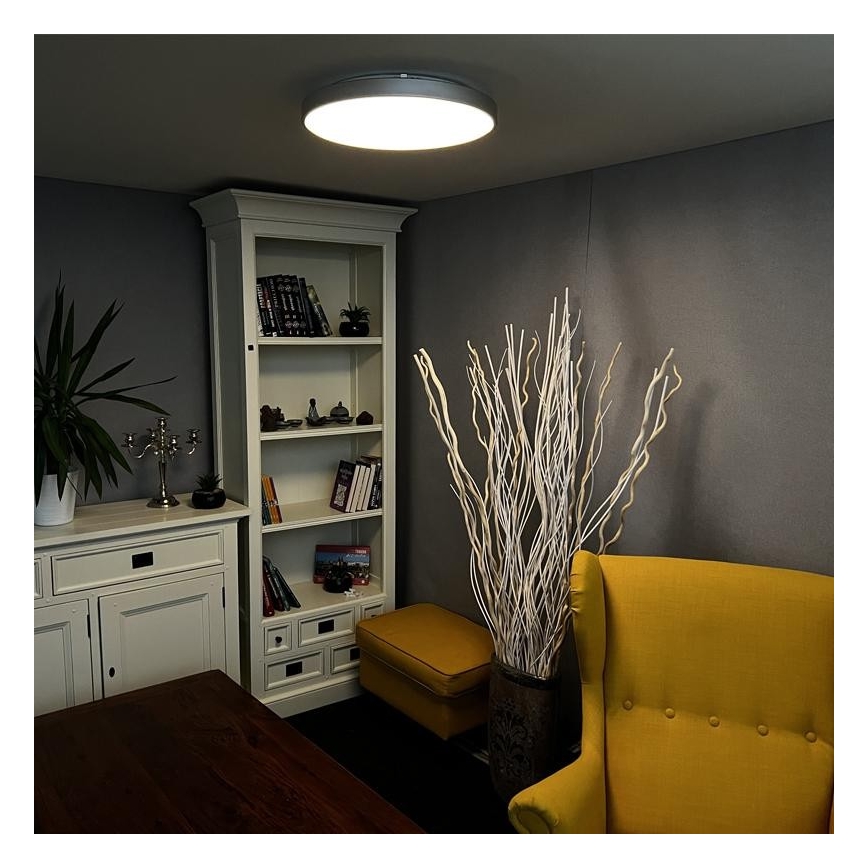 LED Dimmable φωτιστικό οροφής LED/48W/230V 2700-6500K Wi-Fi Tuya + τηλεχειριστήριο