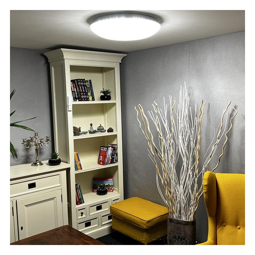 LED Dimmable φωτιστικό οροφής LED/48W/230V 2700-6500K Wi-Fi Tuya + τηλεχειριστήριο