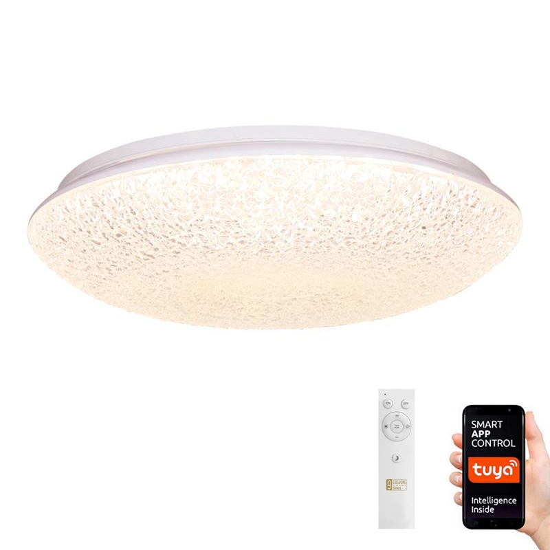 LED Dimmable φωτιστικό οροφής LED/48W/230V 2700-6500K Wi-Fi Tuya + τηλεχειριστήριο