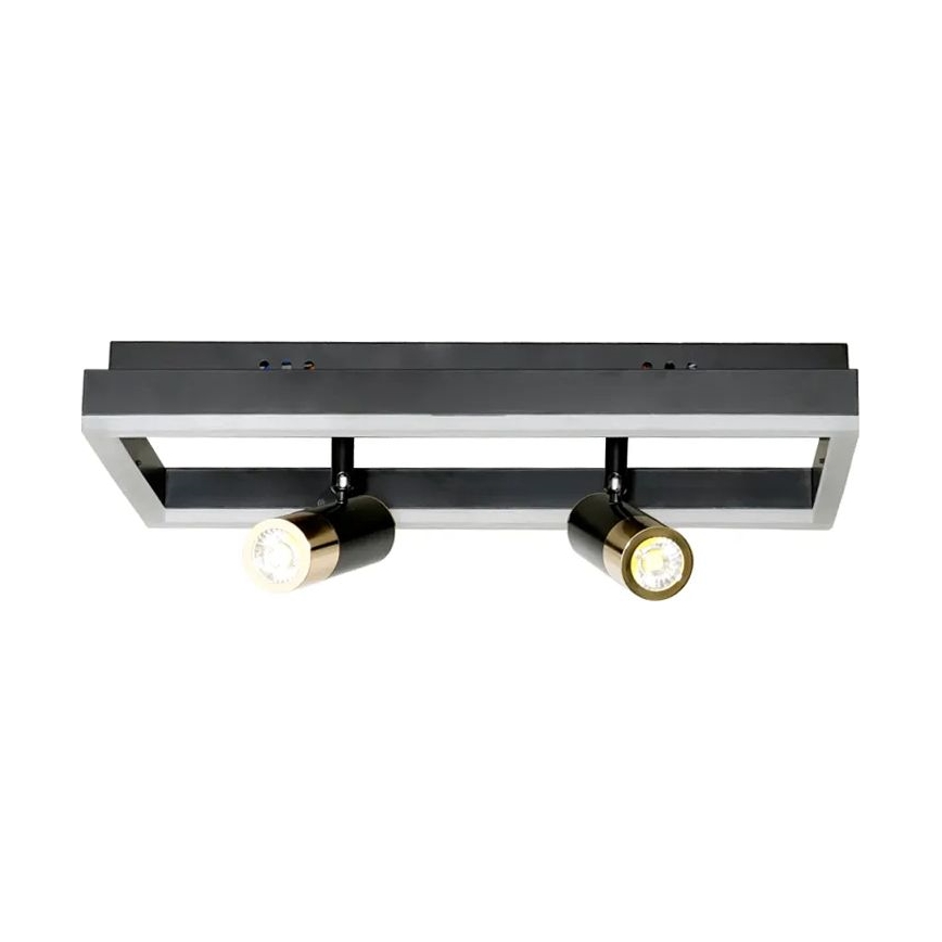 LED Dimmable φωτιστικό οροφής LED/50W/230V 3000-6500K μαύρο + τηλεχειριστήριο
